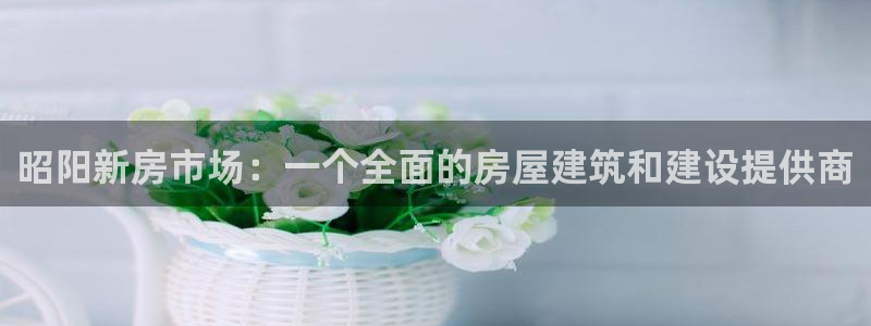 富联娱乐主管月原判官333OO：昭阳新房市场：一个全面的房屋建筑和建设提供商