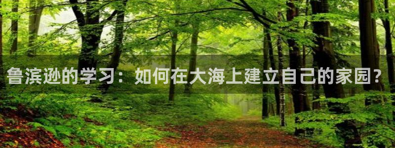 富联娱乐认酒威判官333OO：鲁滨逊的学习：如何在大海上建立自己的家园？