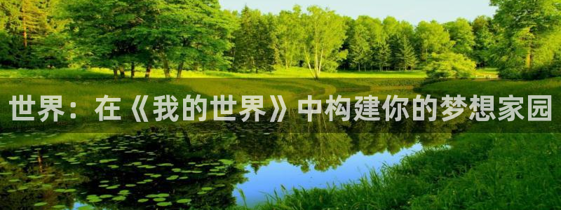 富联娱乐上级：世界：在《我的世界》中构建你的梦想家园