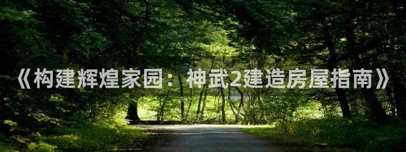 富联娱乐解究7276O：《构建辉煌家园：神武2建造房屋指南》