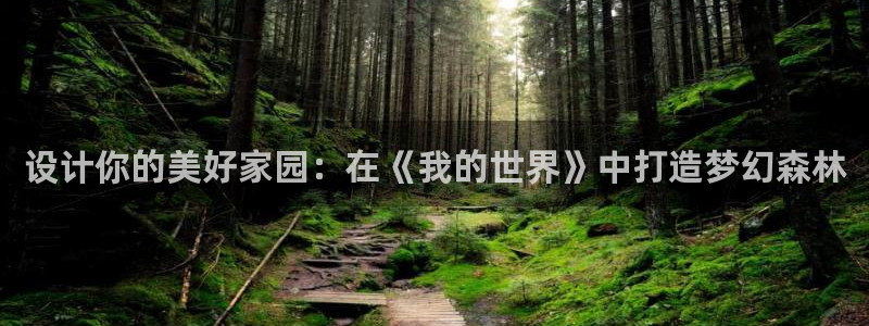 富联娱乐账号注册流程：设计你的美好家园：在《我的世界》中打造梦幻森林
