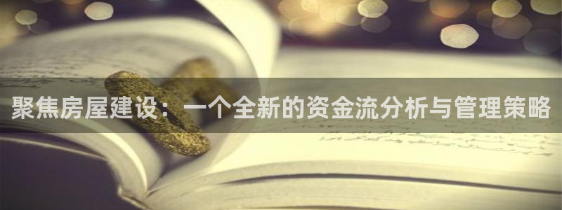 富联娱乐总裁简介图片：聚焦房屋建设：一个全新的资金流分析与管理策略