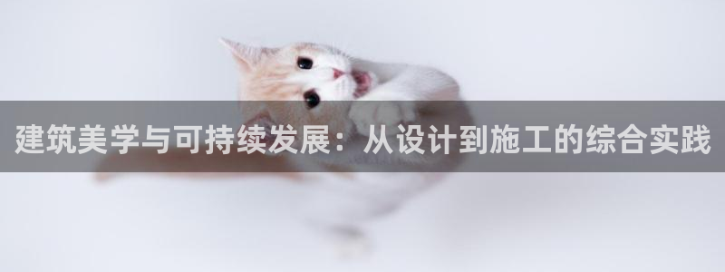 富联娱乐首页：建筑美学与可持续发展：从设计到施工的综合实践